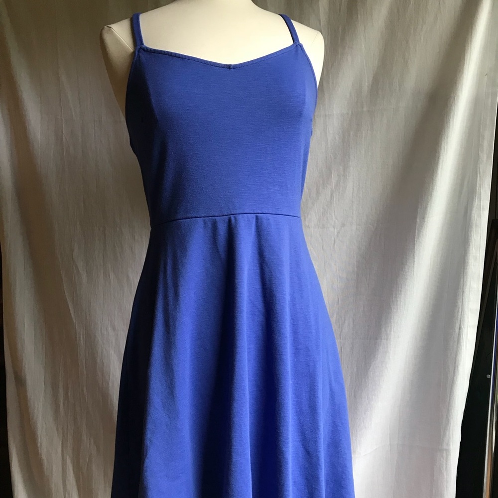 Royal blue dress